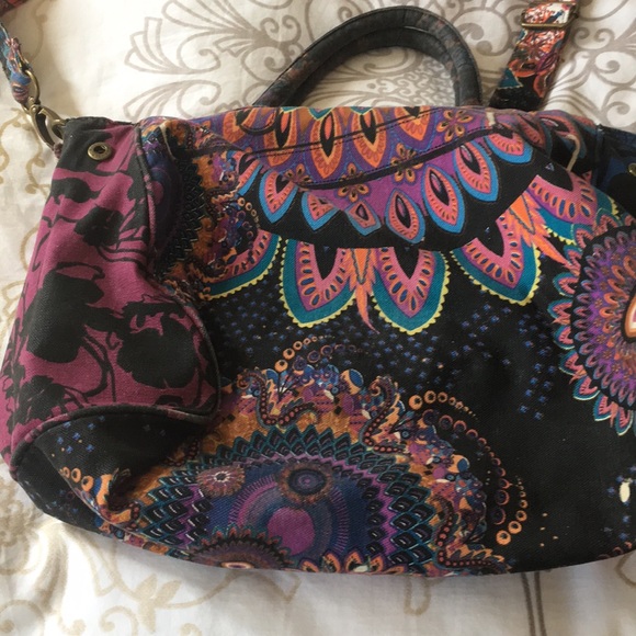 Desigual crossbody or handle carry purse - Picture 3 of 8